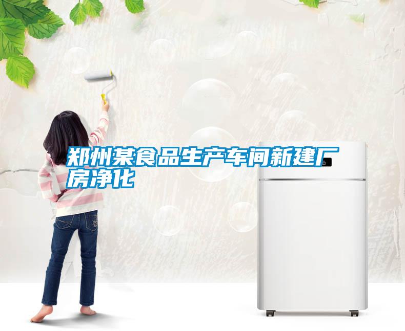鄭州某食品生產(chǎn)車間新建廠房?jī)艋?/></p>
						    <p style=