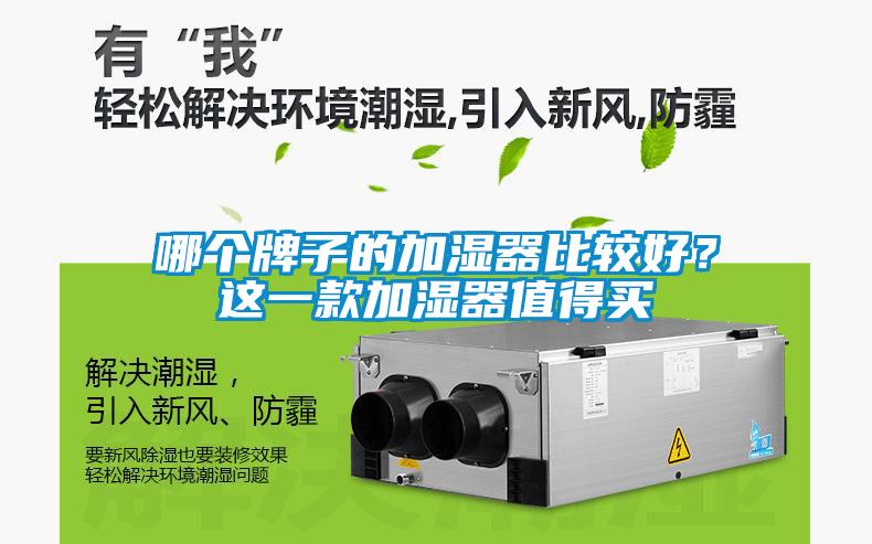 哪個牌子的加濕器比較好？這一款加濕器值得買