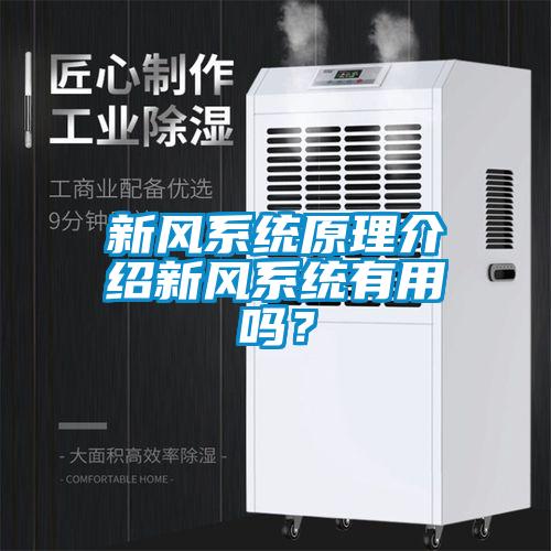 新風(fēng)系統(tǒng)原理介紹新風(fēng)系統(tǒng)有用嗎？