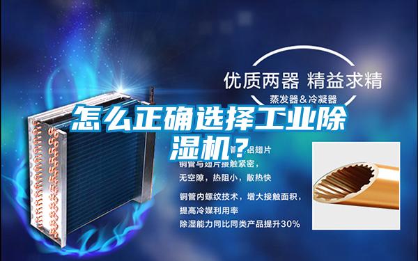怎么正確選擇工業除濕機？