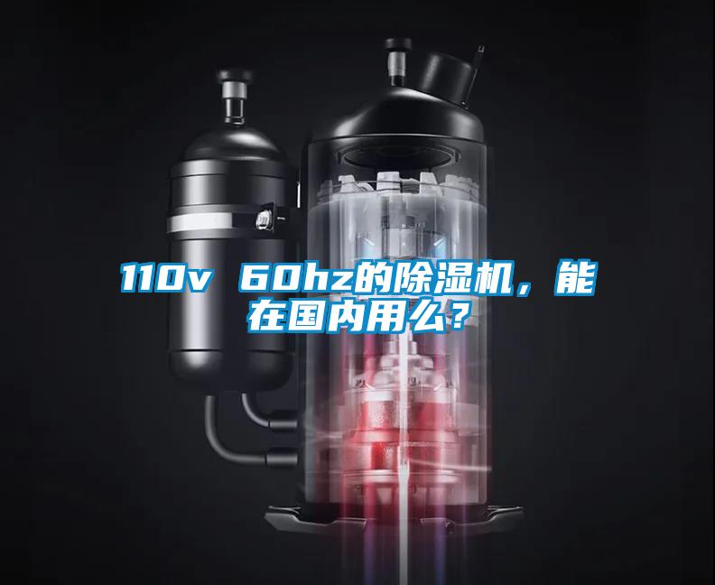 110v 60hz的除濕機，能在國內用么？