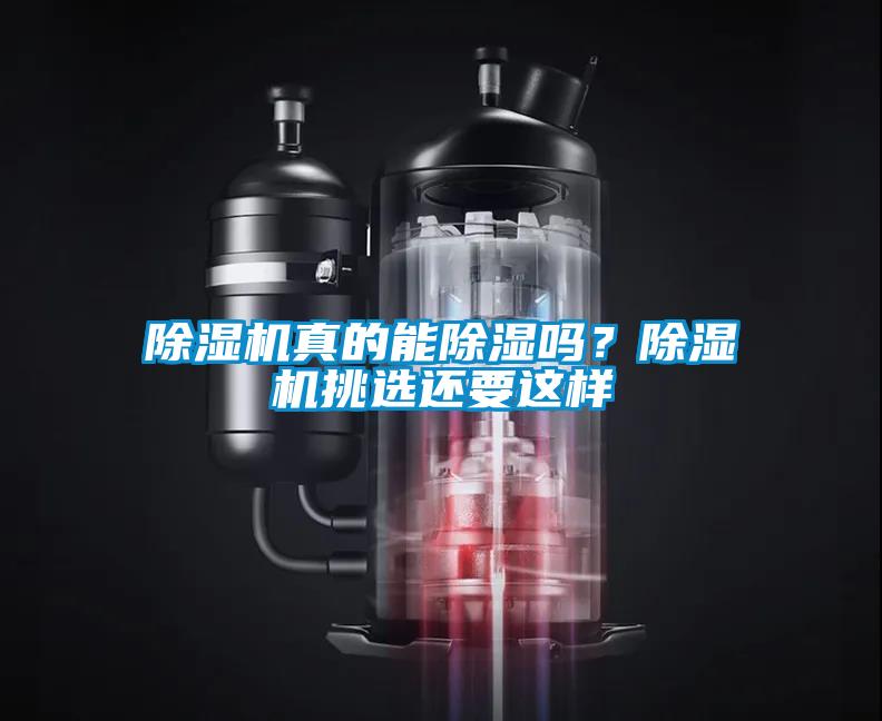 除濕機真的能除濕嗎？除濕機挑選還要這樣