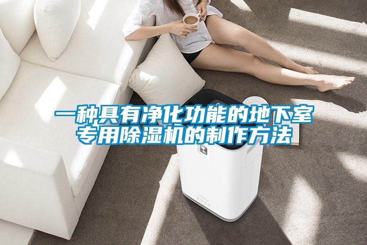 一種具有凈化功能的地下室專(zhuān)用除濕機(jī)的制作方法