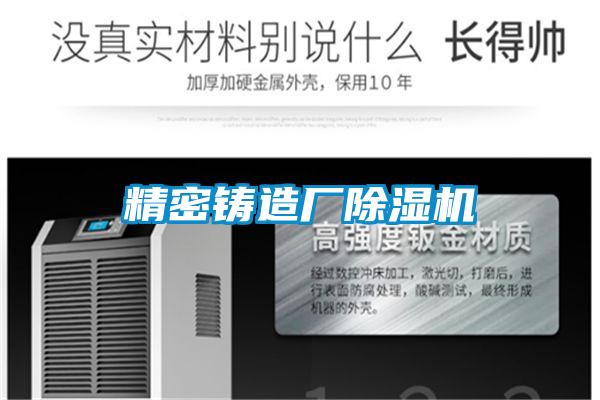 精密鑄造廠(chǎng)除濕機(jī)
