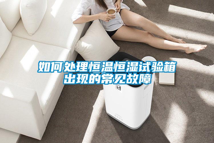 如何處理恒溫恒濕試驗(yàn)箱出現(xiàn)的常見(jiàn)故障