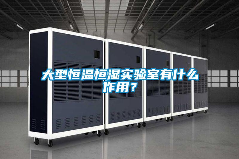 大型恒溫恒濕實驗室有什么作用？
