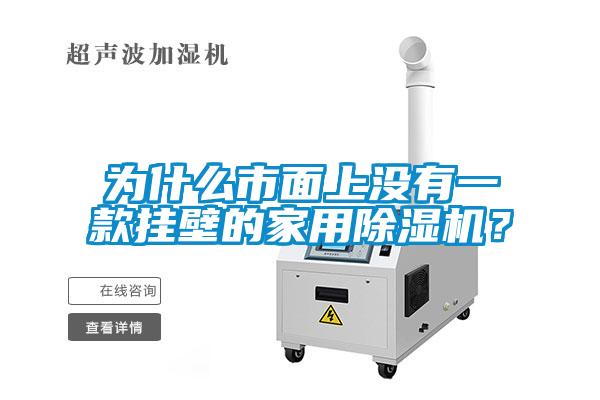 為什么市面上沒有一款掛壁的家用除濕機？