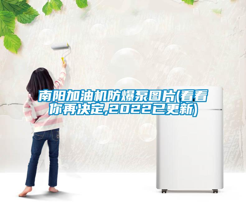 南陽加油機(jī)防爆泵圖片(看看你再?zèng)Q定,2022已更新)