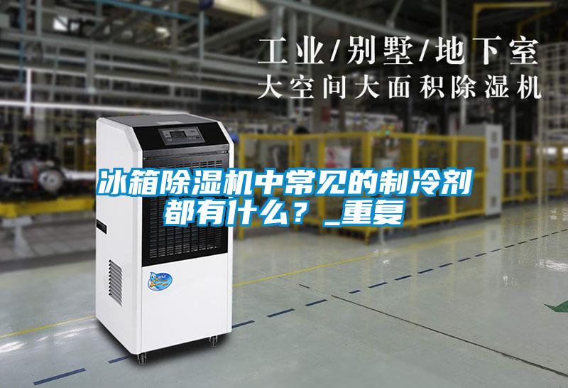 冰箱除濕機中常見的制冷劑都有什么？_重復