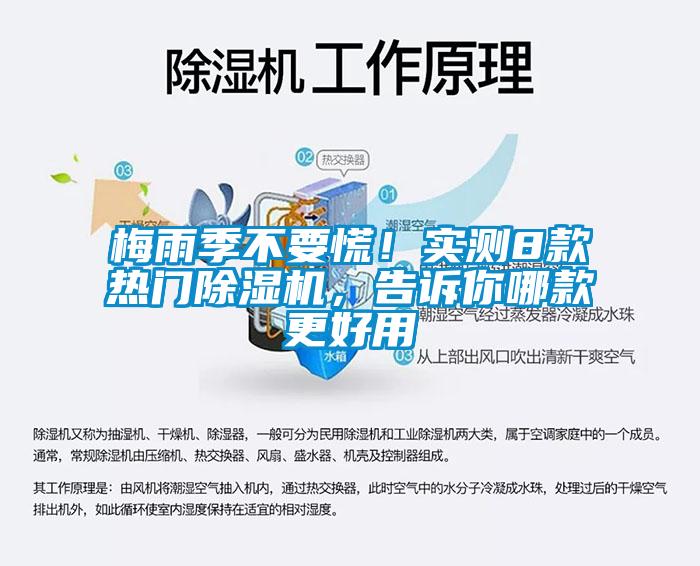 梅雨季不要慌！實測8款熱門除濕機，告訴你哪款更好用