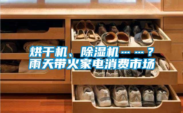 烘干機、除濕機……？雨天帶火家電消費市場