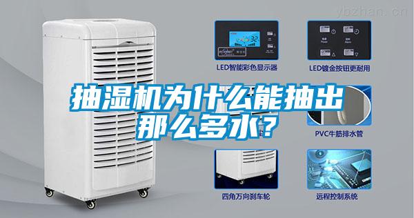 抽濕機為什么能抽出那么多水？