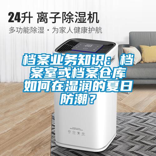 檔案業務知識：檔案室或檔案倉庫如何在濕潤的夏日防潮？