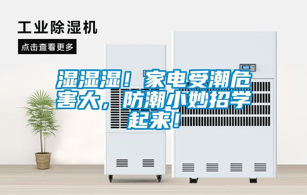 濕濕濕！家電受潮危害大，防潮小妙招學起來！