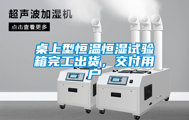 桌上型恒溫恒濕試驗(yàn)箱完工出貨，交付用戶