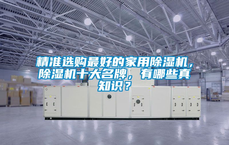 精準選購最好的家用除濕機，除濕機十大名牌，有哪些真知識？