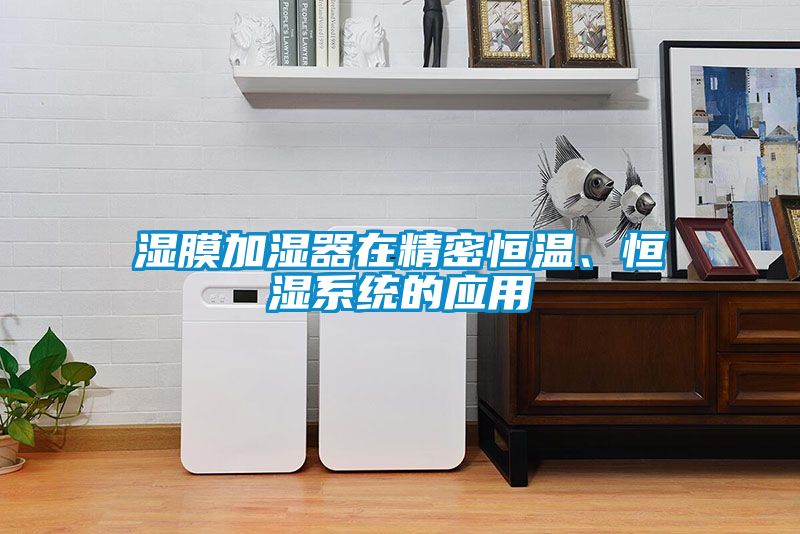 濕膜加濕器在精密恒溫、恒濕系統的應用