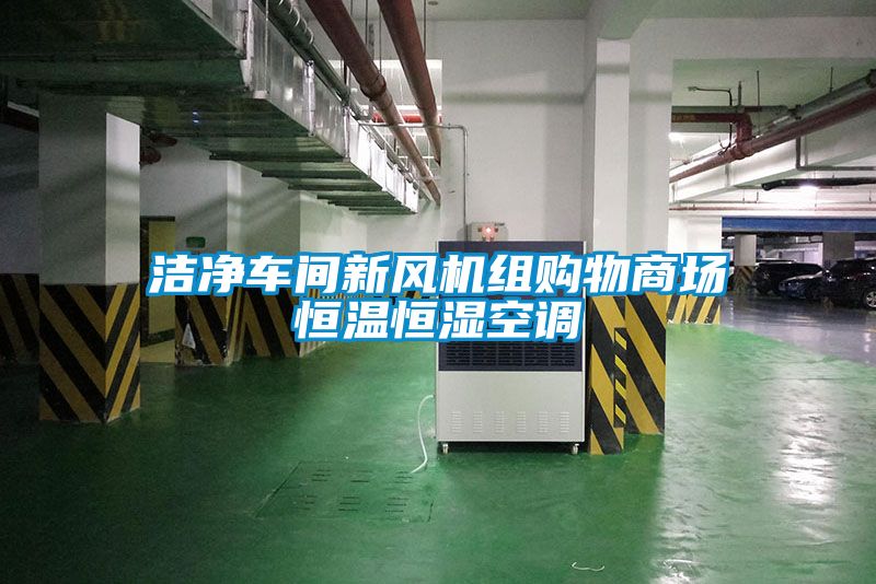 潔凈車間新風(fēng)機組購物商場恒溫恒濕空調(diào)