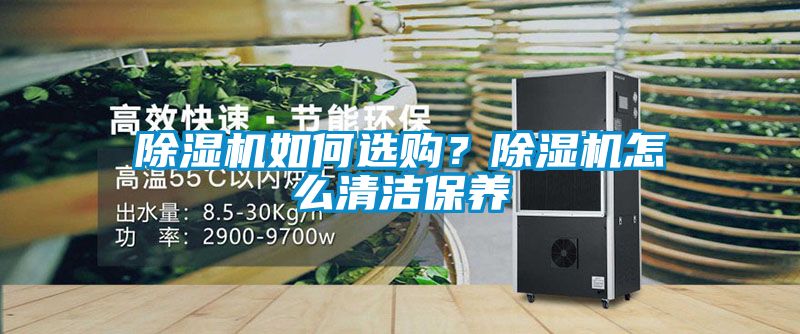 除濕機如何選購？除濕機怎么清潔保養