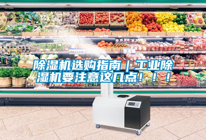 除濕機(jī)選購(gòu)指南｜工業(yè)除濕機(jī)要注意這幾點(diǎn)！！！