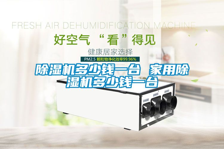 除濕機(jī)多少錢一臺 家用除濕機(jī)多少錢一臺