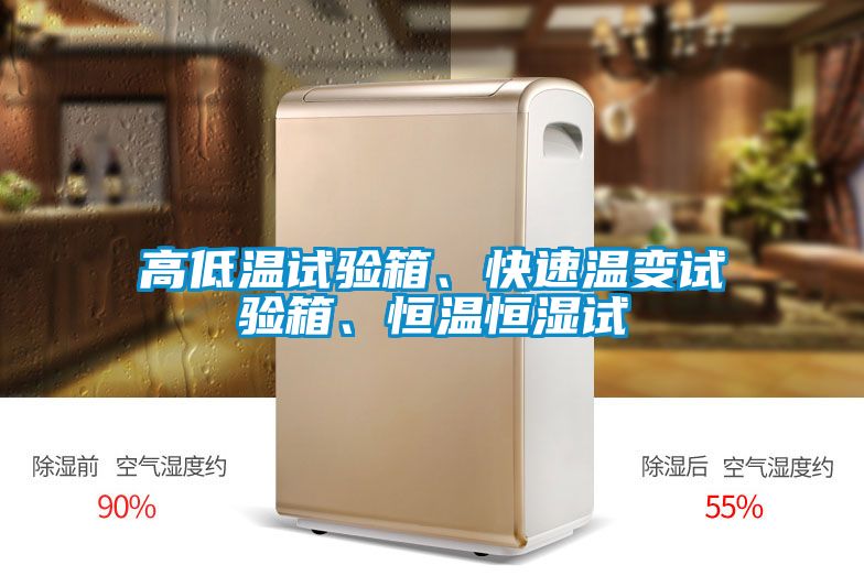 高低溫試驗(yàn)箱、快速溫變試驗(yàn)箱、恒溫恒濕試
