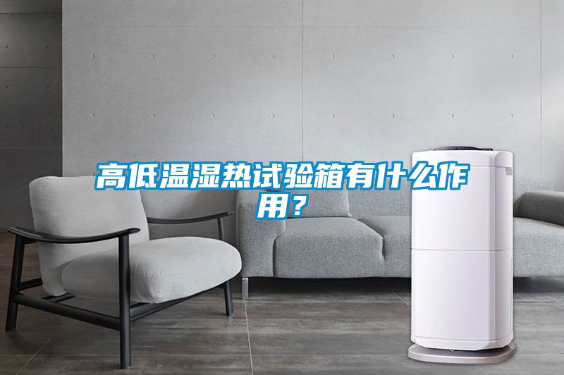 高低溫濕熱試驗(yàn)箱有什么作用？